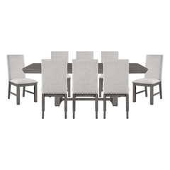 Gresham Silver 9pc Dining Set - Ornate Home