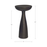 Greta Deep Bronze Side Table - Ornate Home