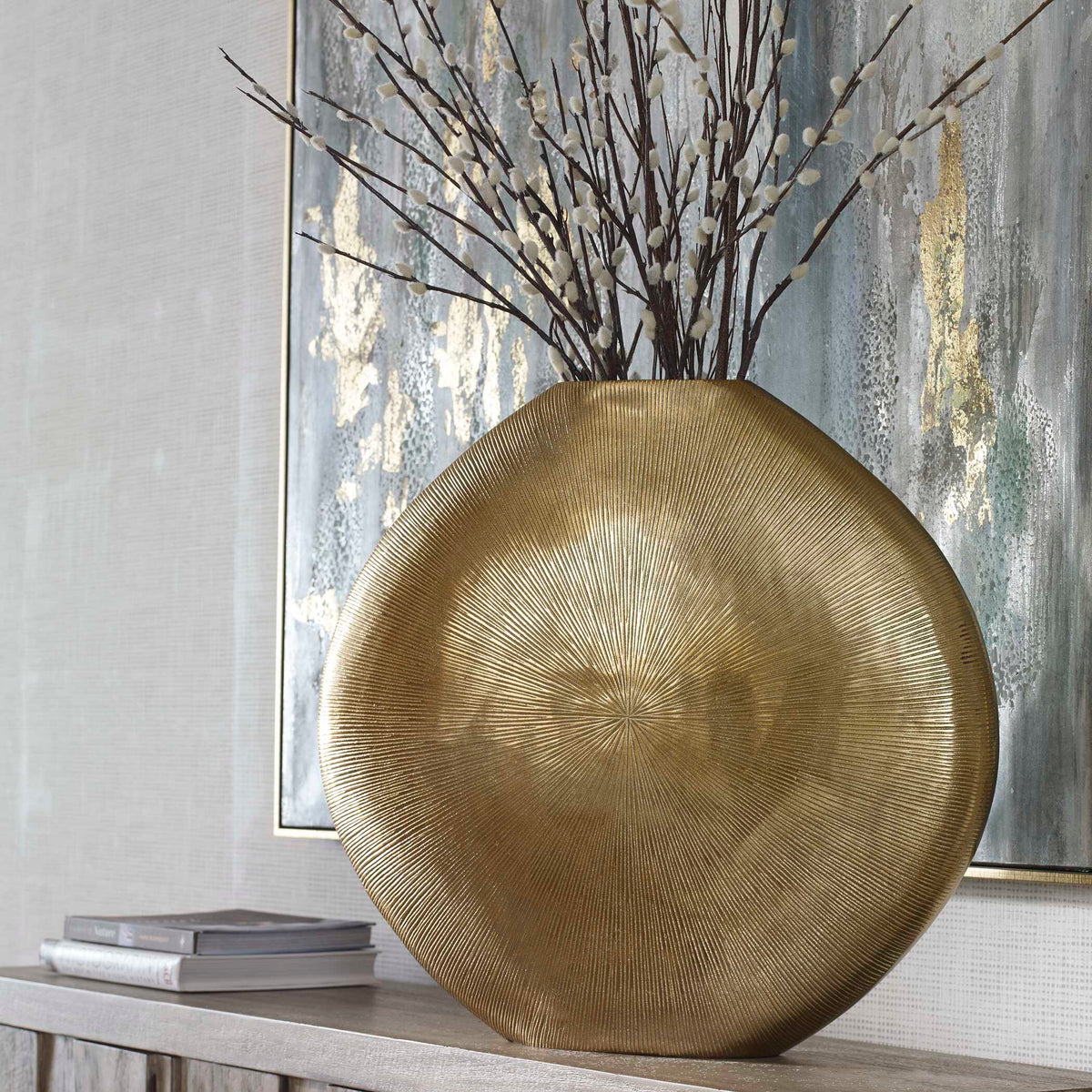 Gretchen Gold Vase - Ornate Home