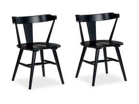 Gretlynn Black Dining Chair (Set of 2) (Online Special Price) - Ornate Home
