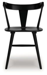 Gretlynn Black Dining Chair (Set of 2) (Online Special Price) - Ornate Home