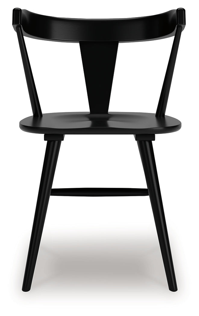 Gretlynn Black Dining Chair (Set of 2) (Online Special Price) - Ornate Home