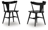 Gretlynn Black Dining Chair (Set of 2) - Ornate Home