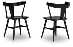 Gretlynn Black Dining Chair (Set of 2) - Ornate Home