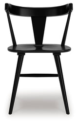 Gretlynn Black Dining Chair (Set of 2) - Ornate Home