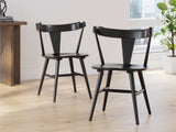 Gretlynn Black Dining Chair (Set of 2) - Ornate Home