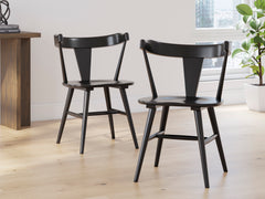 Gretlynn Black Dining Chair (Set of 2) - Ornate Home