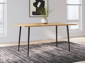 Gretlynn Black Rectangular Dining Room Table (Online Special Price) - Ornate Home