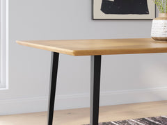 Gretlynn Black Rectangular Dining Room Table - Ornate Home