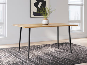 Gretlynn Black Rectangular Dining Room Table - Ornate Home