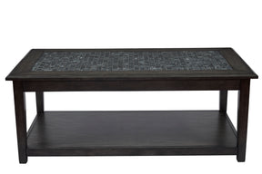 Grey Mosaic Grey Cocktail Table - Ornate Home