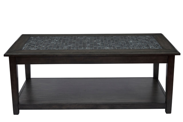 Grey Mosaic Grey Cocktail Table - Ornate Home
