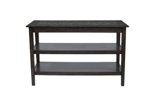 Grey Mosaic Grey Sofa/Media Table - Ornate Home