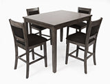 Greyson Medium Grey Heights Counter Height Dining Table w/(4) Stools - Ornate Home