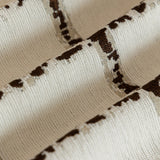 Grid Sofa Cover with Ruffle Skirt – Soft, Decorative, Full-Cover Couch Protector - Ornate Home