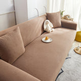 Grid Textured Stretch Sofa Cover, Soft Elastic Slipcover for Couch Protection - Ornate Home