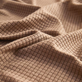 Grid Textured Stretch Sofa Cover, Soft Elastic Slipcover for Couch Protection - Ornate Home