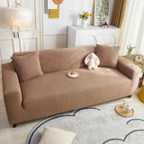 Grid Textured Stretch Sofa Cover, Soft Elastic Slipcover for Couch Protection - Ornate Home
