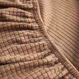 Grid Textured Stretch Sofa Cover, Soft Elastic Slipcover for Couch Protection - Ornate Home
