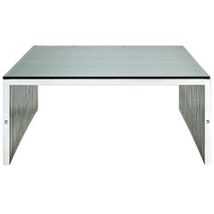 Gridiron Silver Coffee Table - Ornate Home