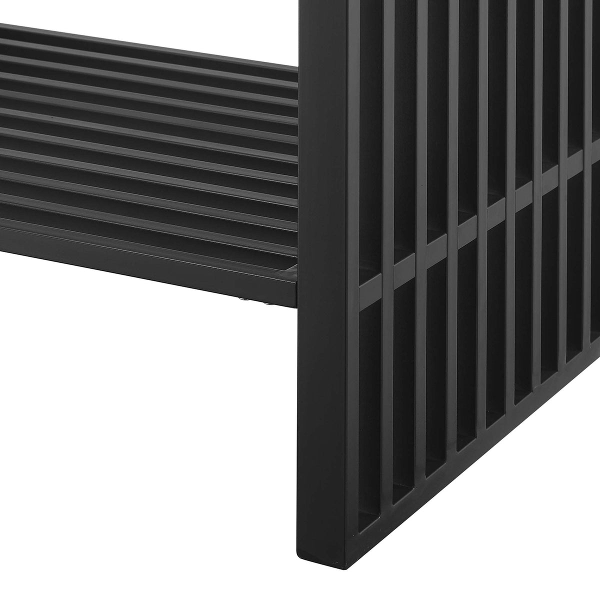 Gridiron White/Black 36" Bathroom Vanity - Ornate Home