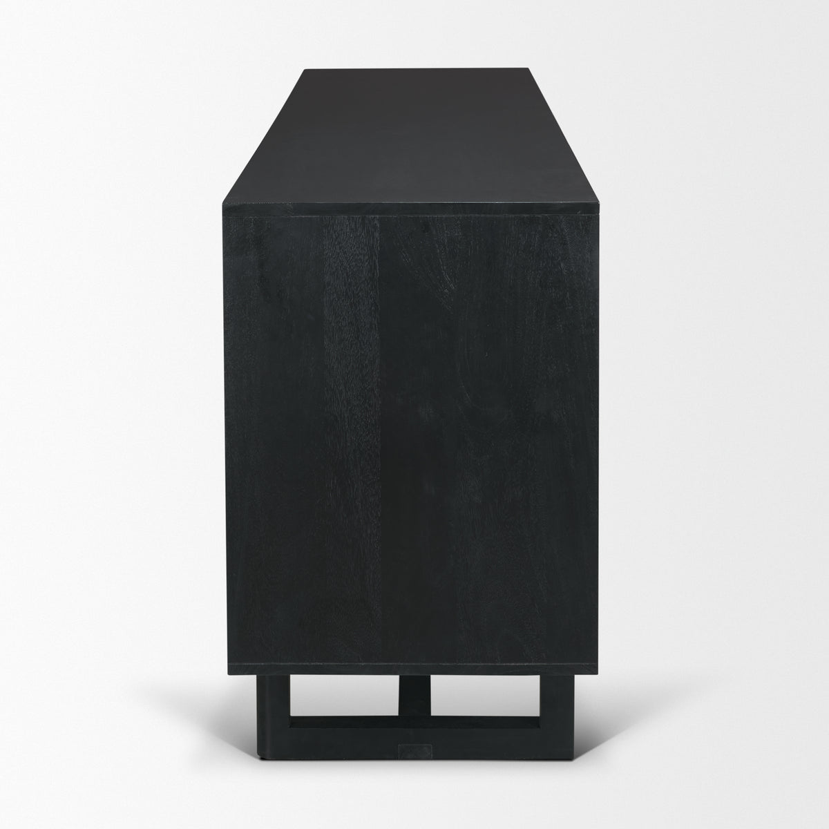Grier Black 72" Wood Cane Sideboard