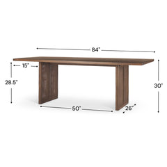 Grier Medium Brown Dining Table - Ornate Home