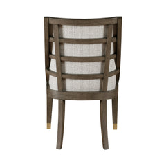 Griffin Beige/Brown Arm Chair (Set of 2) - Ornate Home