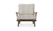 Griffin Beige Stripe Accent Chair - Ornate Home