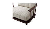 Griffin Beige Stripe Accent Chair - Ornate Home