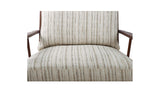 Griffin Beige Stripe Accent Chair - Ornate Home