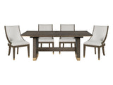 Griffin Brown/Beige 5-Piece Dining Table Set - Ornate Home