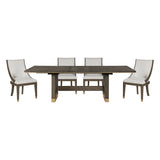 Griffin Brown/Beige 5-Piece Dining Table Set - Ornate Home
