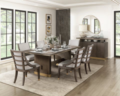 Griffin Brown Dining Table - Ornate Home