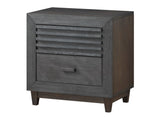 Griffin Charcoal Brown Nightstand - Ornate Home