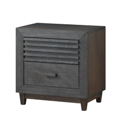 Griffin Charcoal Brown Twin 4 Piece Bedroom Set - Ornate Home