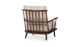 Griffin Light Brown Check Accent Chair - Ornate Home