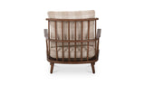 Griffin Light Brown Check Accent Chair - Ornate Home