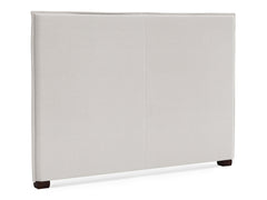 Griffin White/Cream Fabric Headboard King - Ornate Home