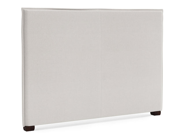 Griffin White/Cream Fabric Headboard King - Ornate Home