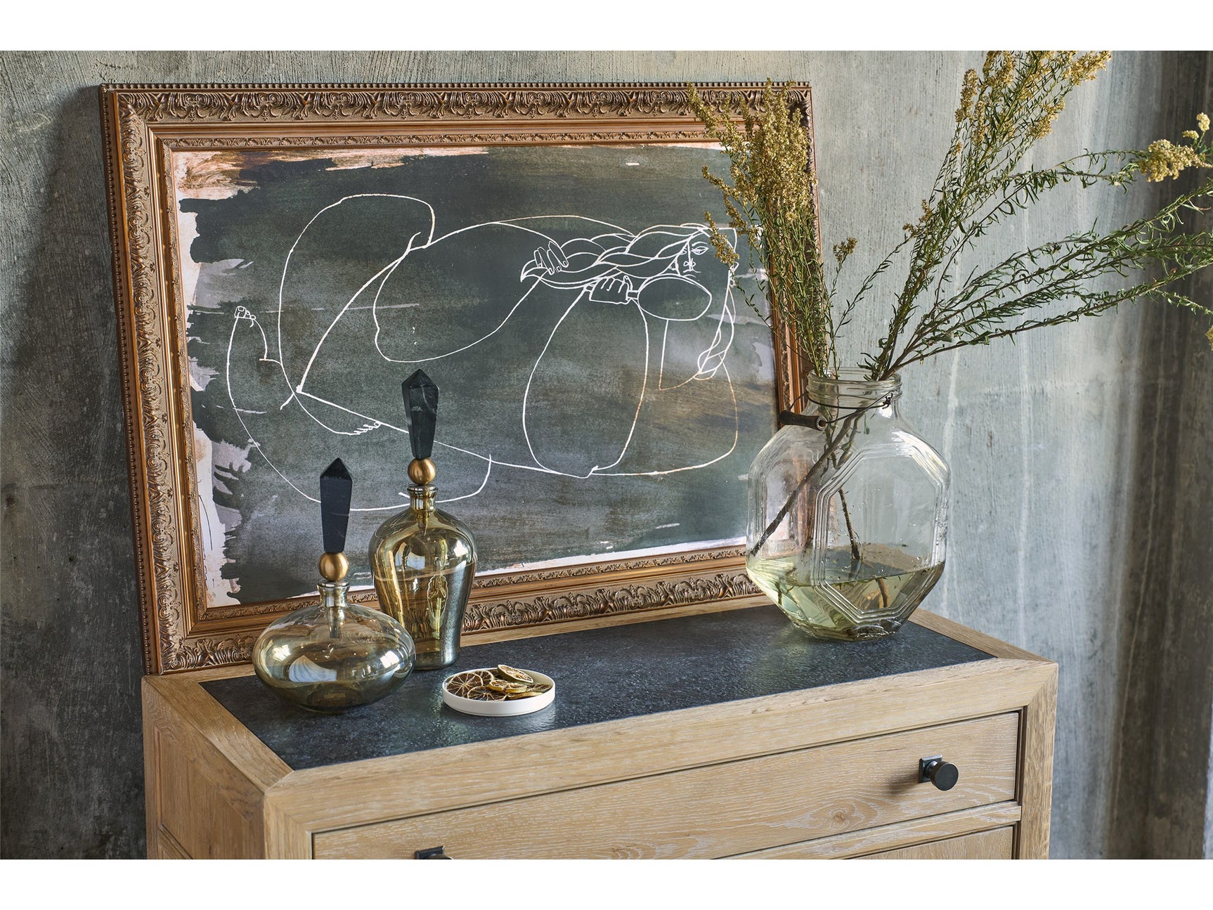 Griffith Park Canyon Bar Cabinet - Ornate Home