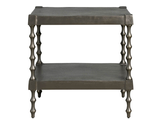 Griffith Park Graphite Brass Side Table - Ornate Home