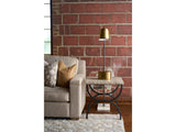 Griffith Park Gray Travertine/Oil Rubbed Bronze End Table - Ornate Home