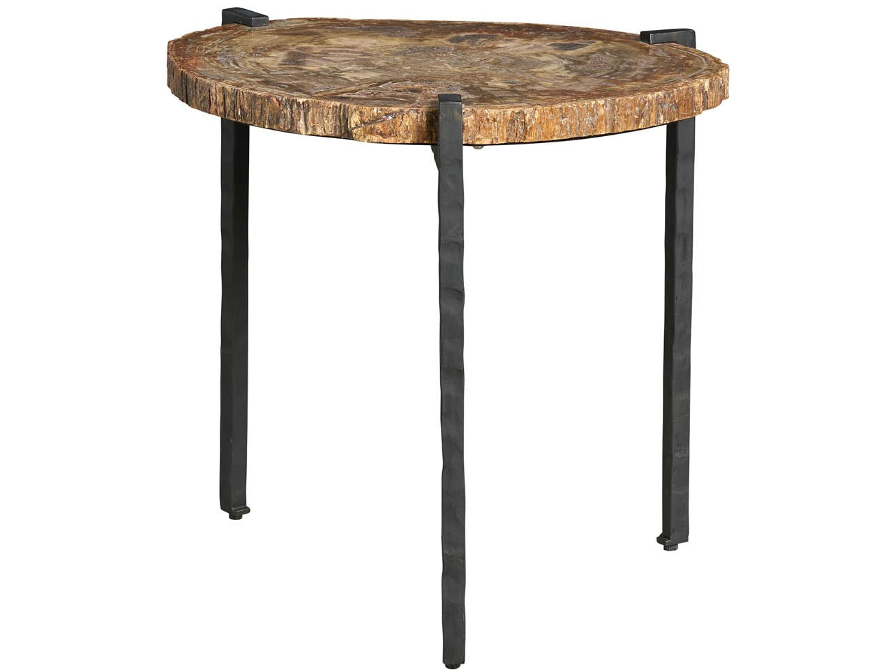 Griffith Park Natural Stone/Aged Bronze Large Bunching Table - Ornate Home