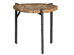 Griffith Park Natural Stone/Aged Bronze Large Bunching Table - Ornate Home