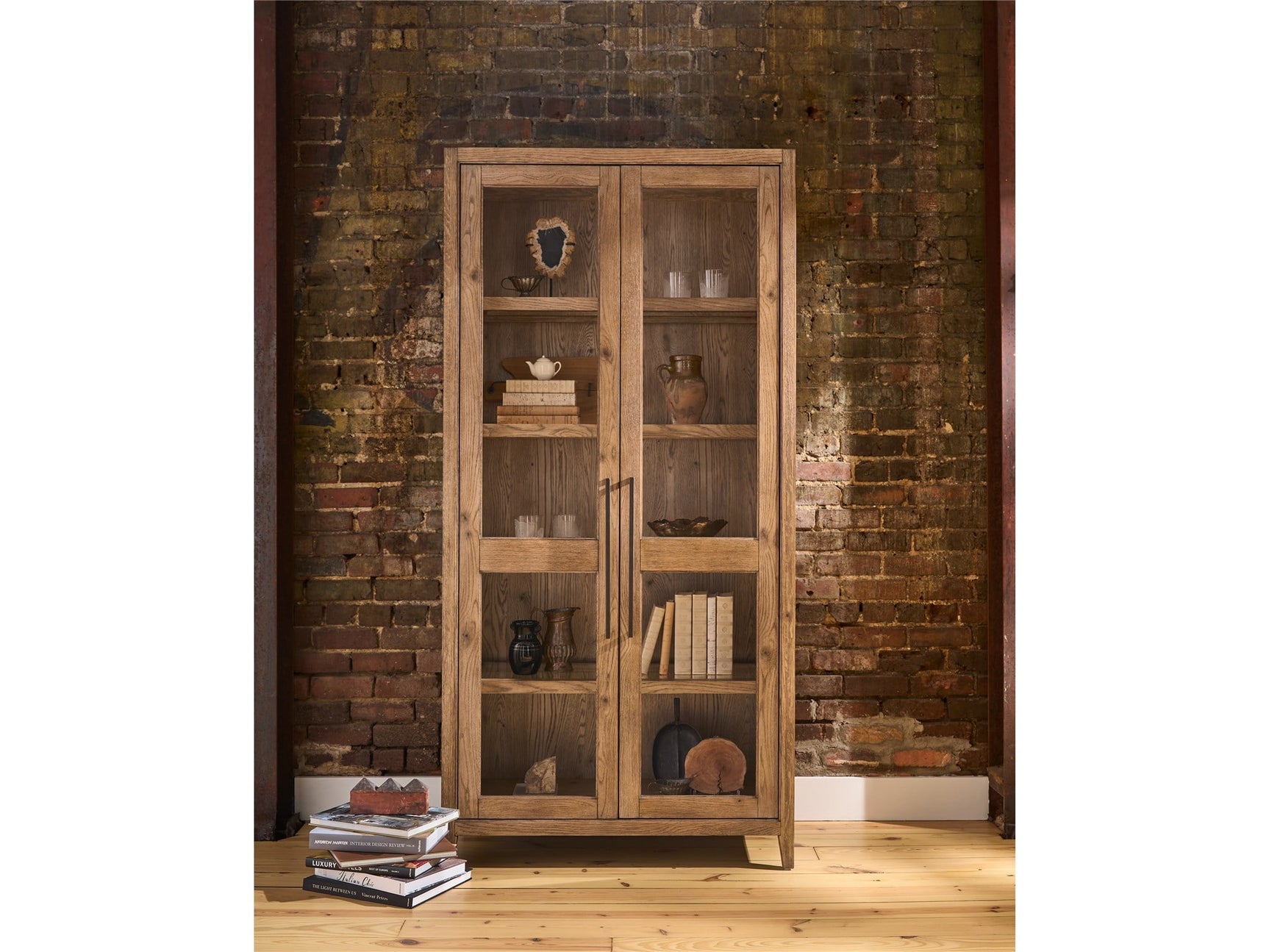 Griffith Park Sienna Display Cabinet - Ornate Home