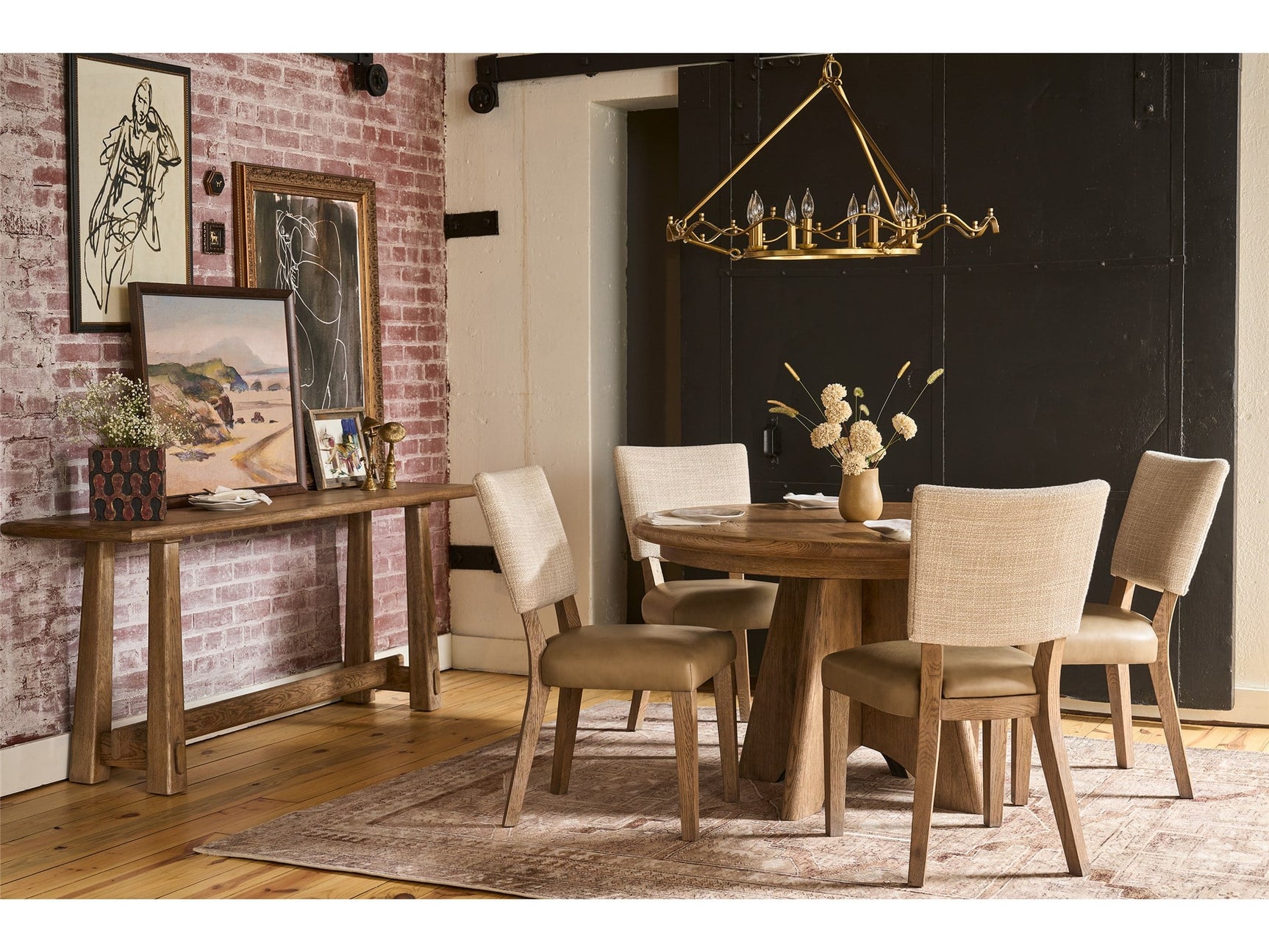 Griffith Park Sienna Round Dining Table - Ornate Home