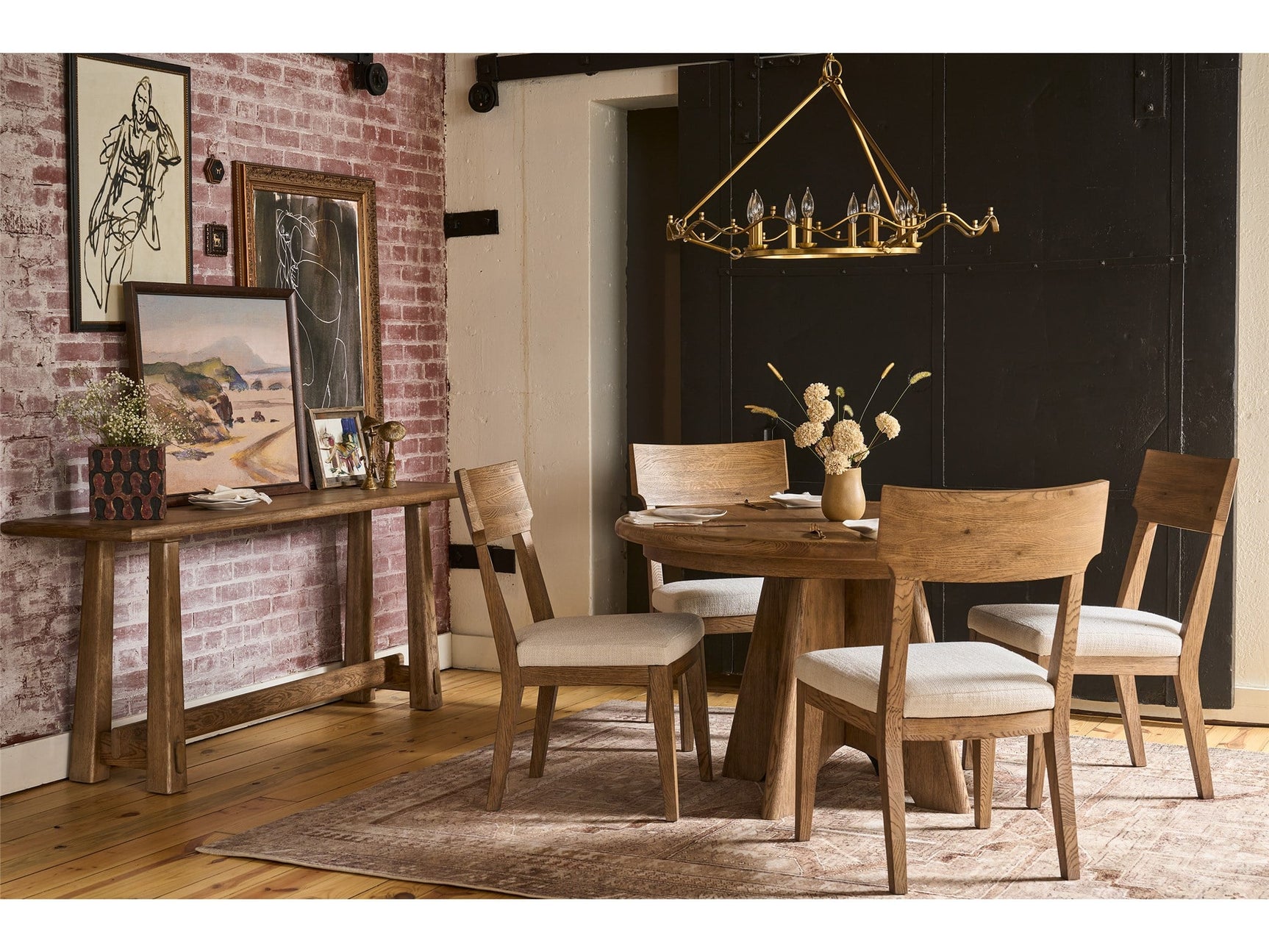 Griffith Park Sienna Wood Back Side Chair (Set of 2) - Ornate Home