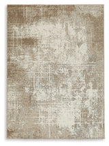 Grifflain Tan/Brown/Gray 5' x 7' Rug - Ornate Home