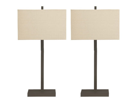 Griffyn Grey Table Lamp (Set of 2) - Ornate Home